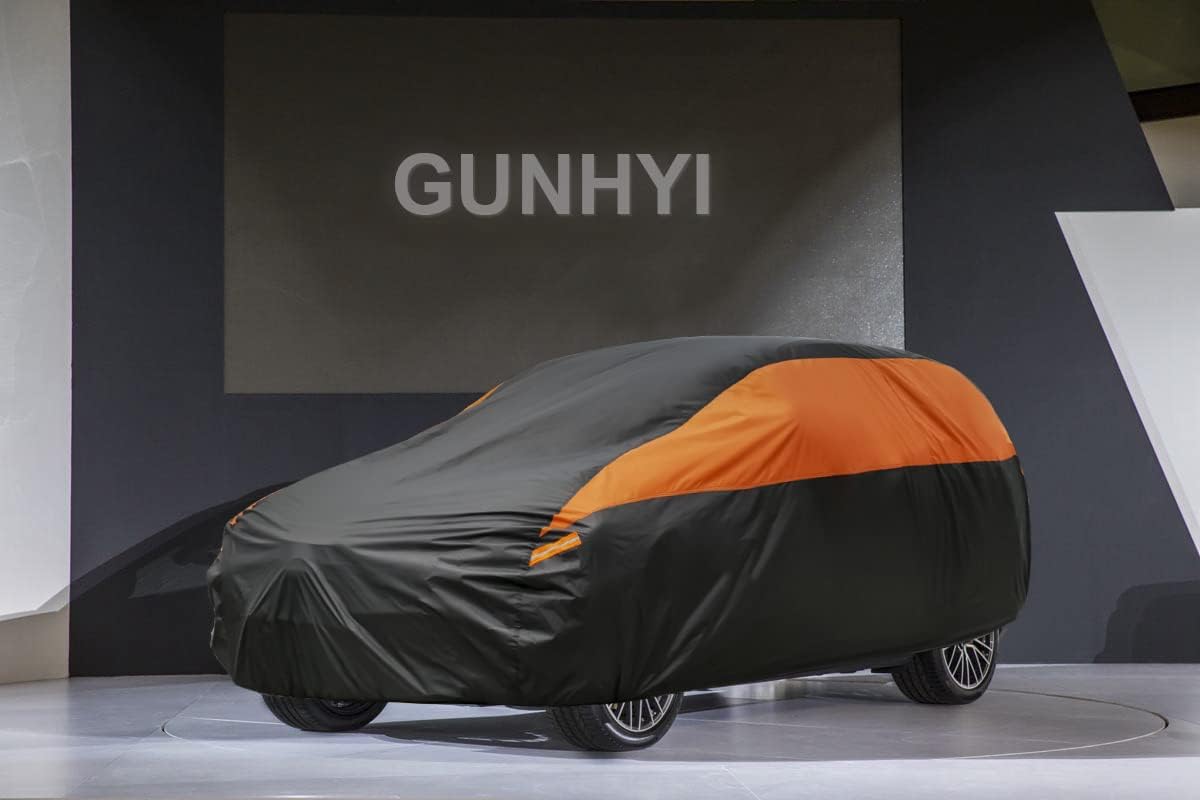 Hatchback Car Cover for Automobiles All Weather Waterproof, Universal Fit Ford Fiesta, Volkswagen Golf, Toyota Matrix, Chevy HHR, Hyundai Veloster/Kona, Mini Clubman/Countryman etc. - Image 7