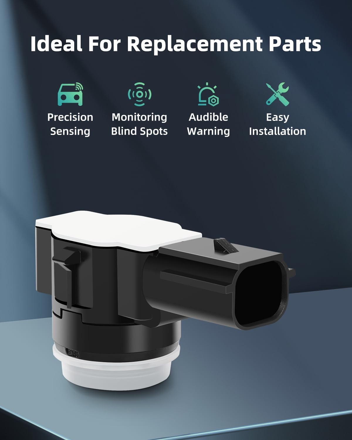 SCITOO 4pcs Reverse Backup Parking Assist Sensors fit for Chevy, for Cadillac, for GMC, for Buick Vehicles - Silverado, Suburban, Tahoe, Yukon XL, Sierra, Escalade, ESV 4.3L 5.3L 6.0L - OE# 52050134 - Image 2