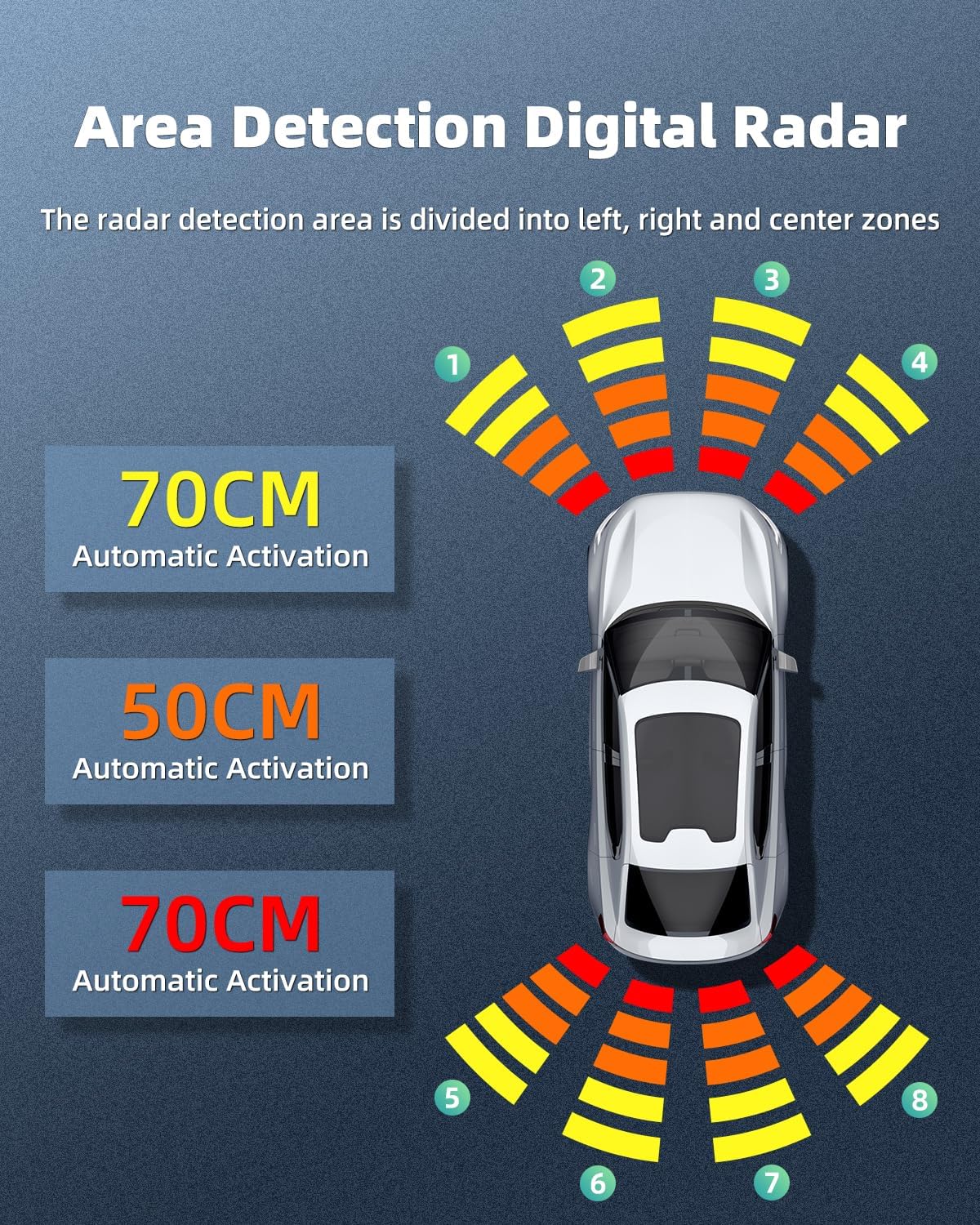 SCITOO 4pcs Reverse Backup Parking Assist Sensors fit for Chevy, for Cadillac, for GMC, for Buick Vehicles - Silverado, Suburban, Tahoe, Yukon XL, Sierra, Escalade, ESV 4.3L 5.3L 6.0L - OE# 52050134 - Image 5