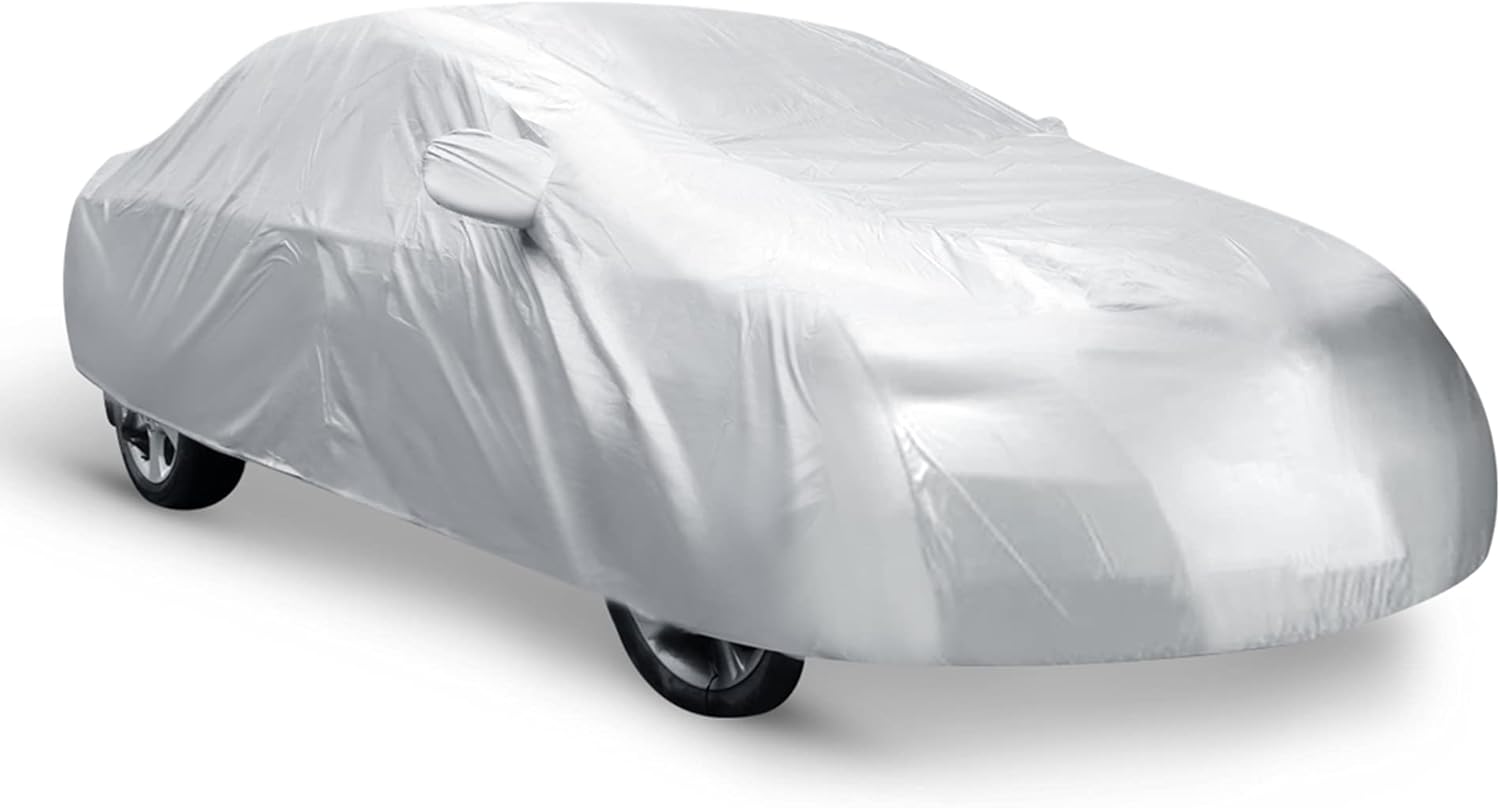3XL Waterproof Breathable Full Car Cover Sun Snow Dust Rain Resistant Protection 4.9x1.8x1.5M