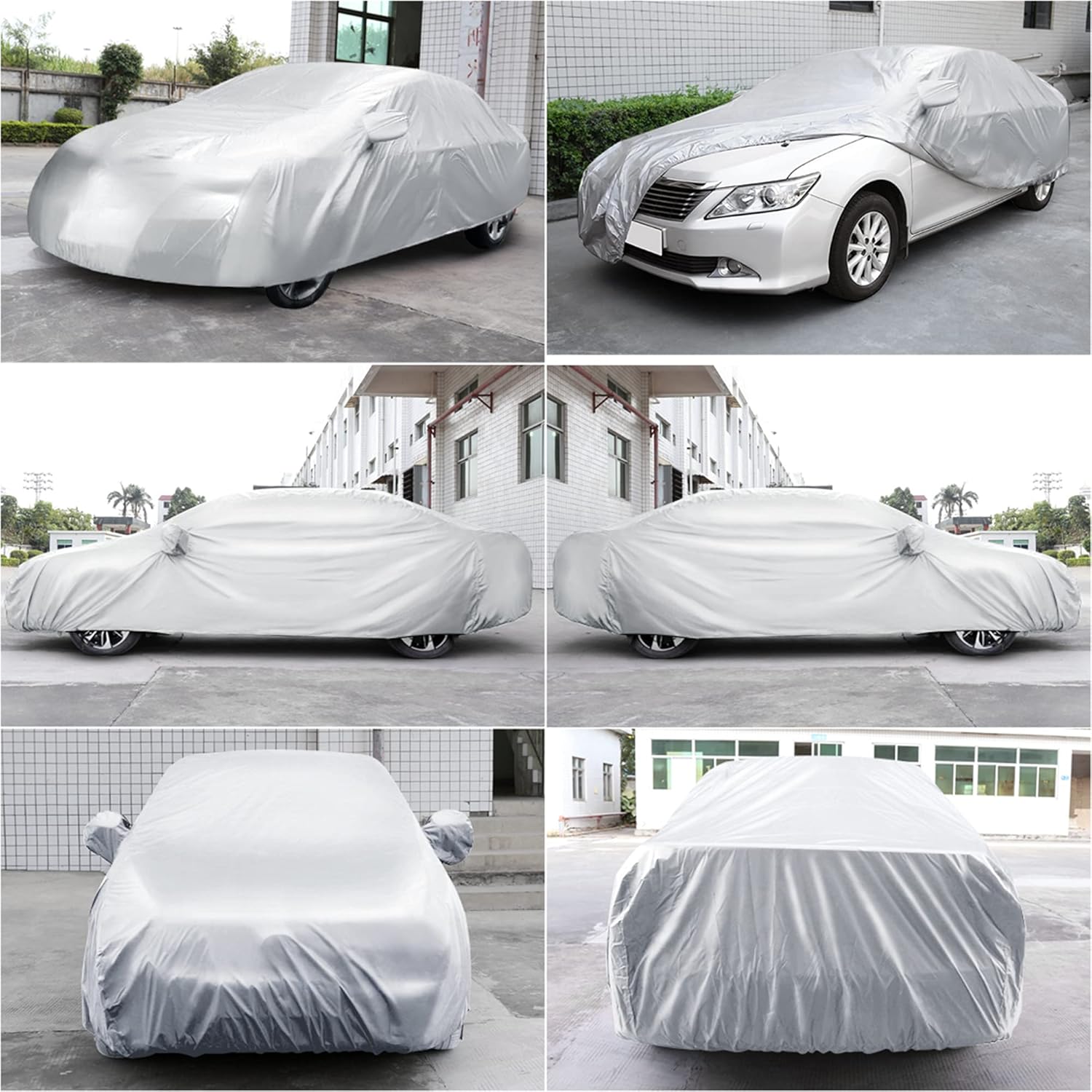 3XL Waterproof Breathable Full Car Cover Sun Snow Dust Rain Resistant Protection 4.9x1.8x1.5M - Image 4