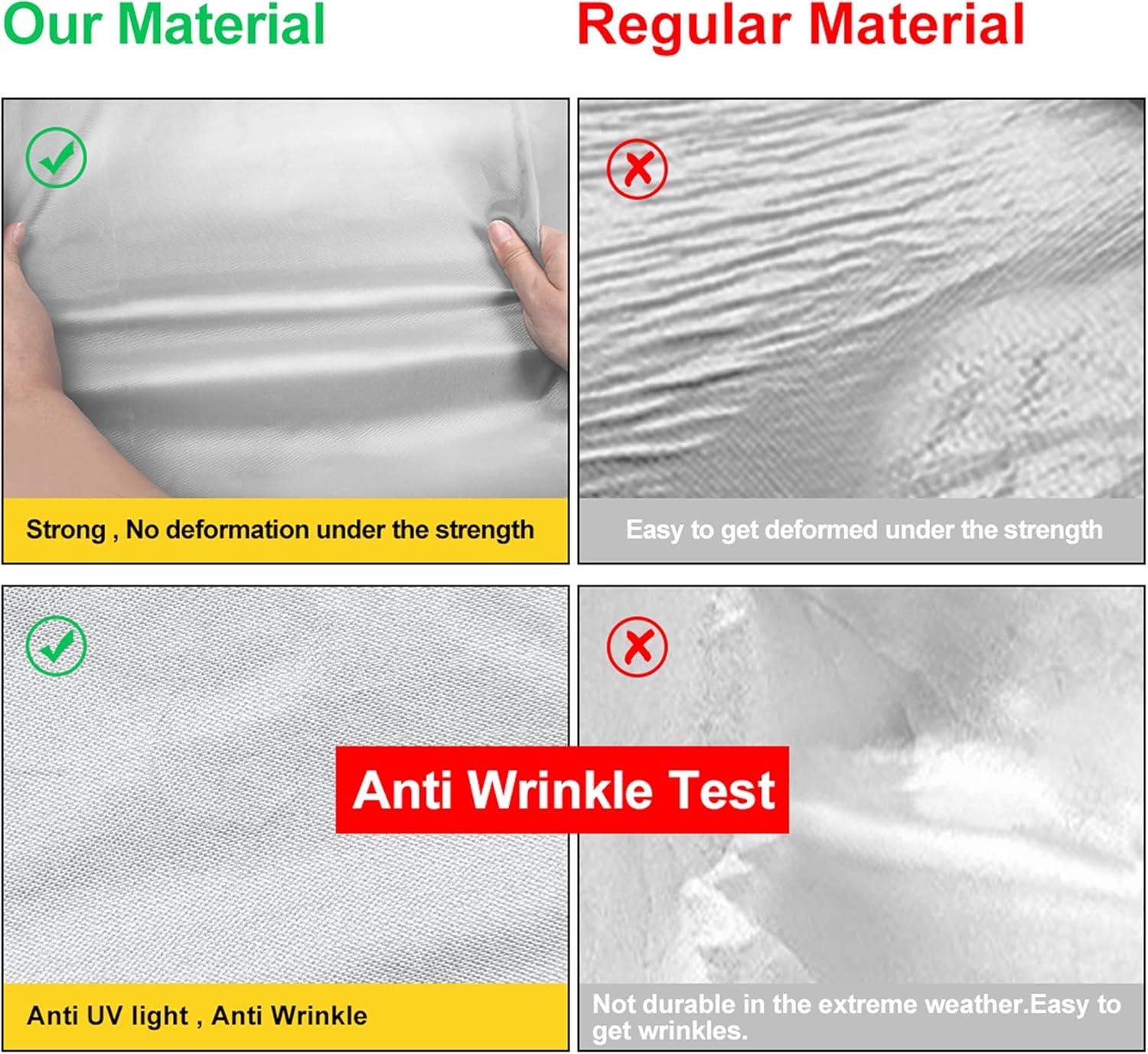 3XL Waterproof Breathable Full Car Cover Sun Snow Dust Rain Resistant Protection 4.9x1.8x1.5M - Image 6